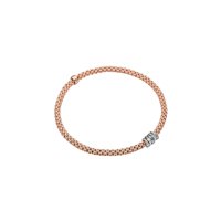 Bracciale Fope Donna Prima in Oro rosa Diamante 0.07 Ct 74608BX_BB_R_XBX_00M - 74608BX_BB_R_XBX_00M